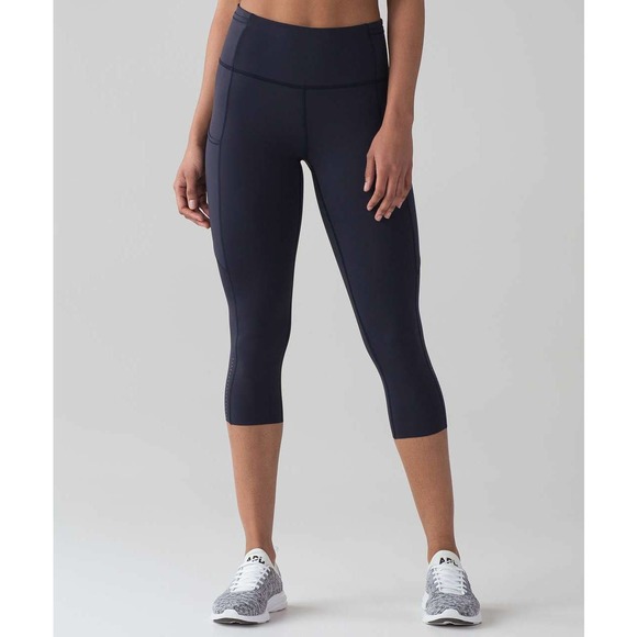 SOLD Lululemon Fast & Free High Rise Crop 2 - Picture 1 of 7